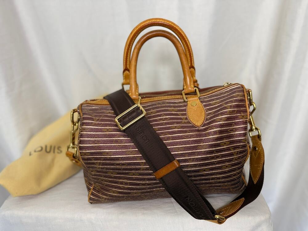 Louis Vuitton Eden Speedy 30 Pêche Monogram Limited Edition 2010 Bandouliere
